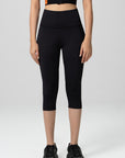 3/4 seamless tights (Black)