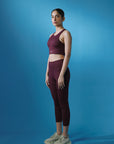 7/8 tights (Maroon)