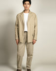 Twill Blazer - Light Beige