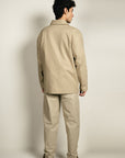 Twill Blazer - Light Beige