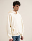 Formsoft Volume Hoodie White Apricot