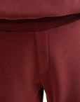 Formsoft Trouser Wine Red