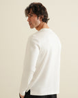 Regular Fit Fullsleeves Tee White
