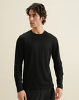 Regular Fit Fullsleeves Tee Black