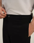 Slim Fit Tailored Pants - Black