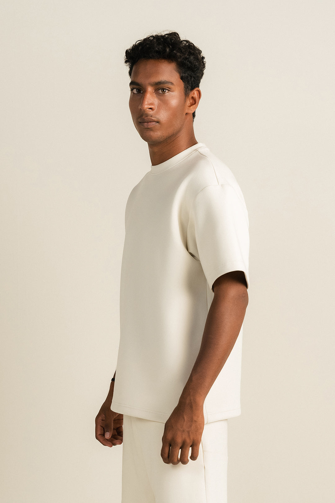 Cottonlock Men Tee - Cream