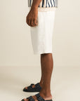 Tailored Pleated Shorts - Off White