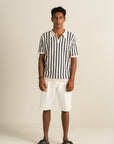 Tailored Pleated Shorts - Off White