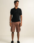 Knit Polo - Black