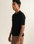 Knit Polo - Black