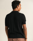 Knit Polo - Black