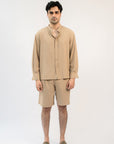 Linen Dune Button Down