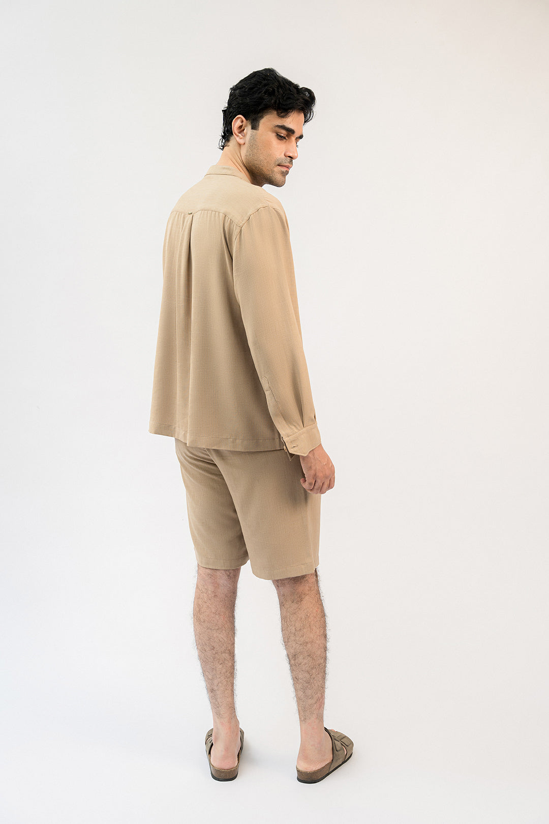 Linen Dune Button Down