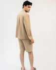 Linen Dune Button Down