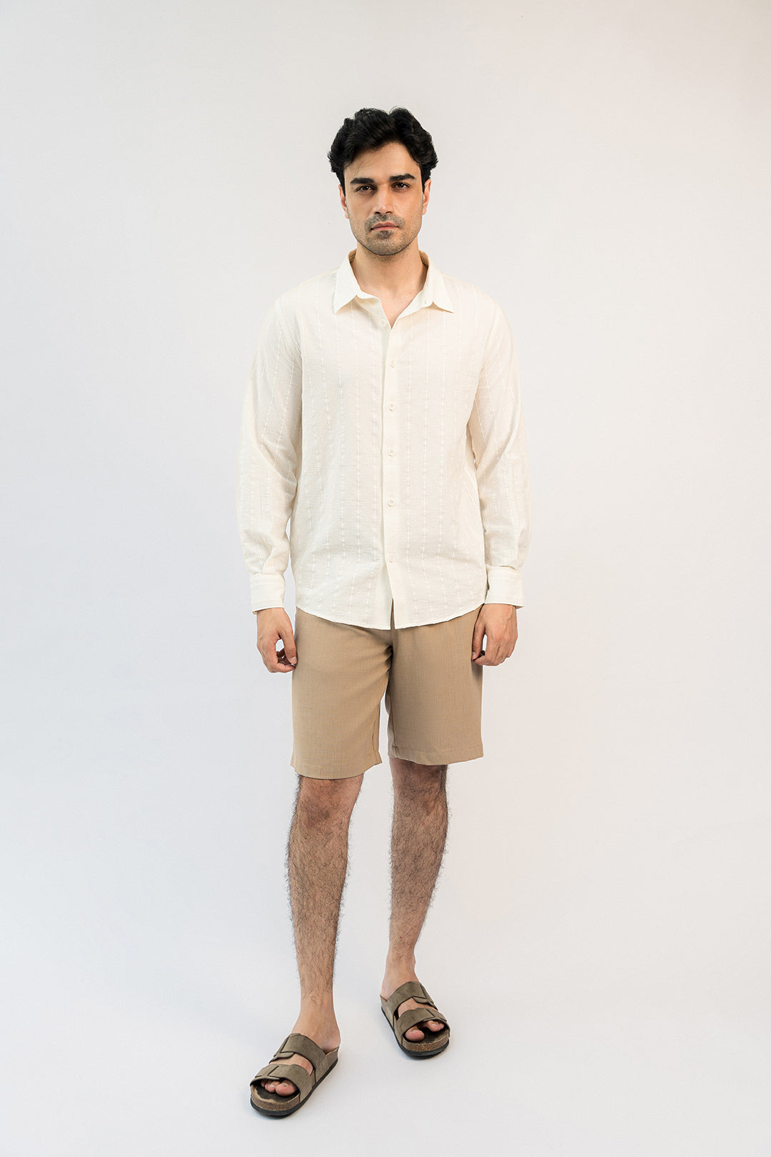 Nomad Neutral Button Down