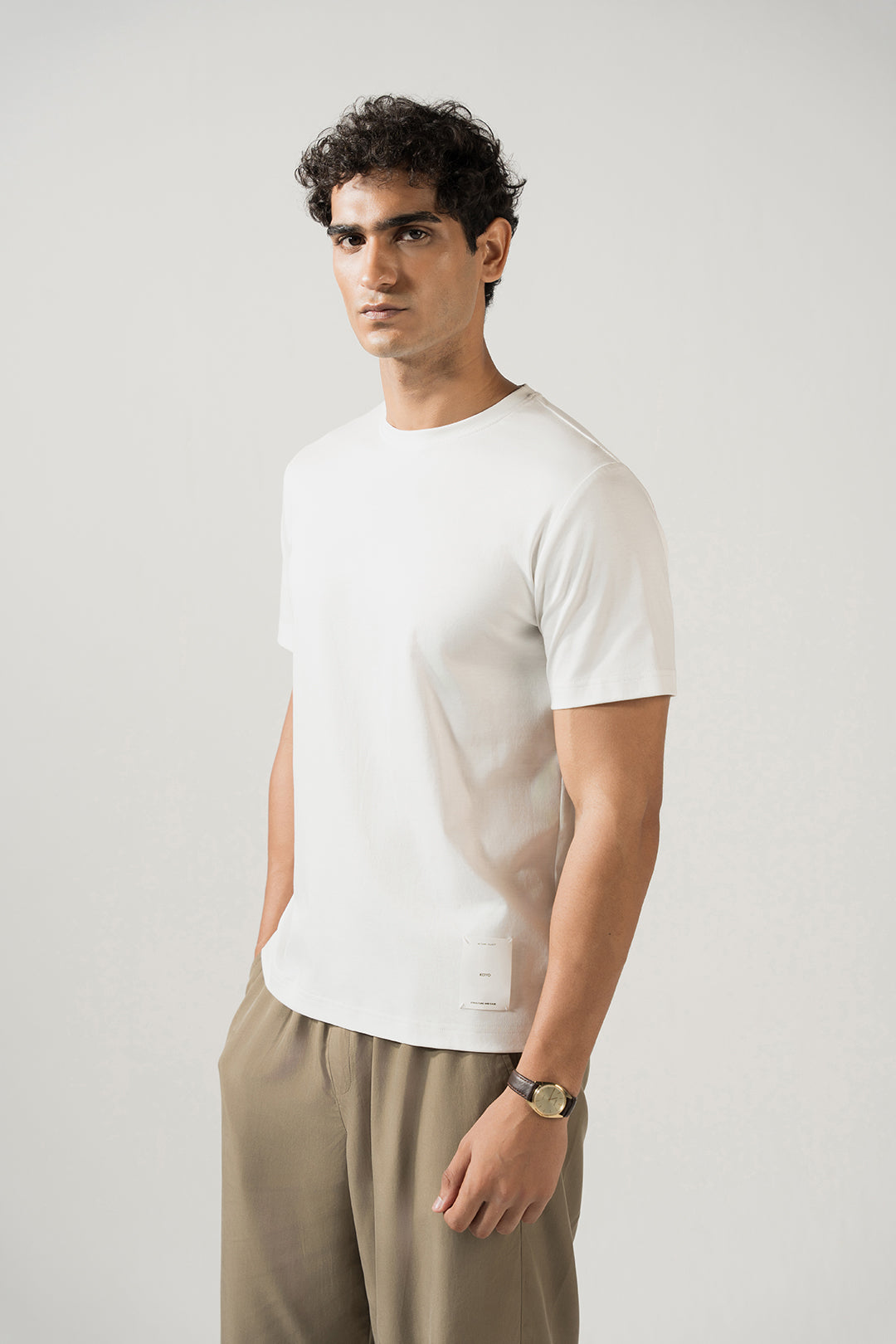 Koyo Regular Fit Tee - White