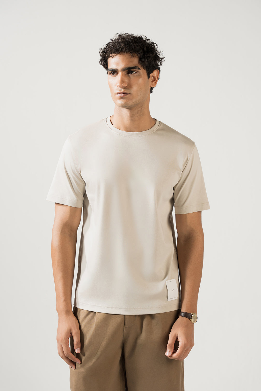 Koyo Regular Fit Tee - Beige