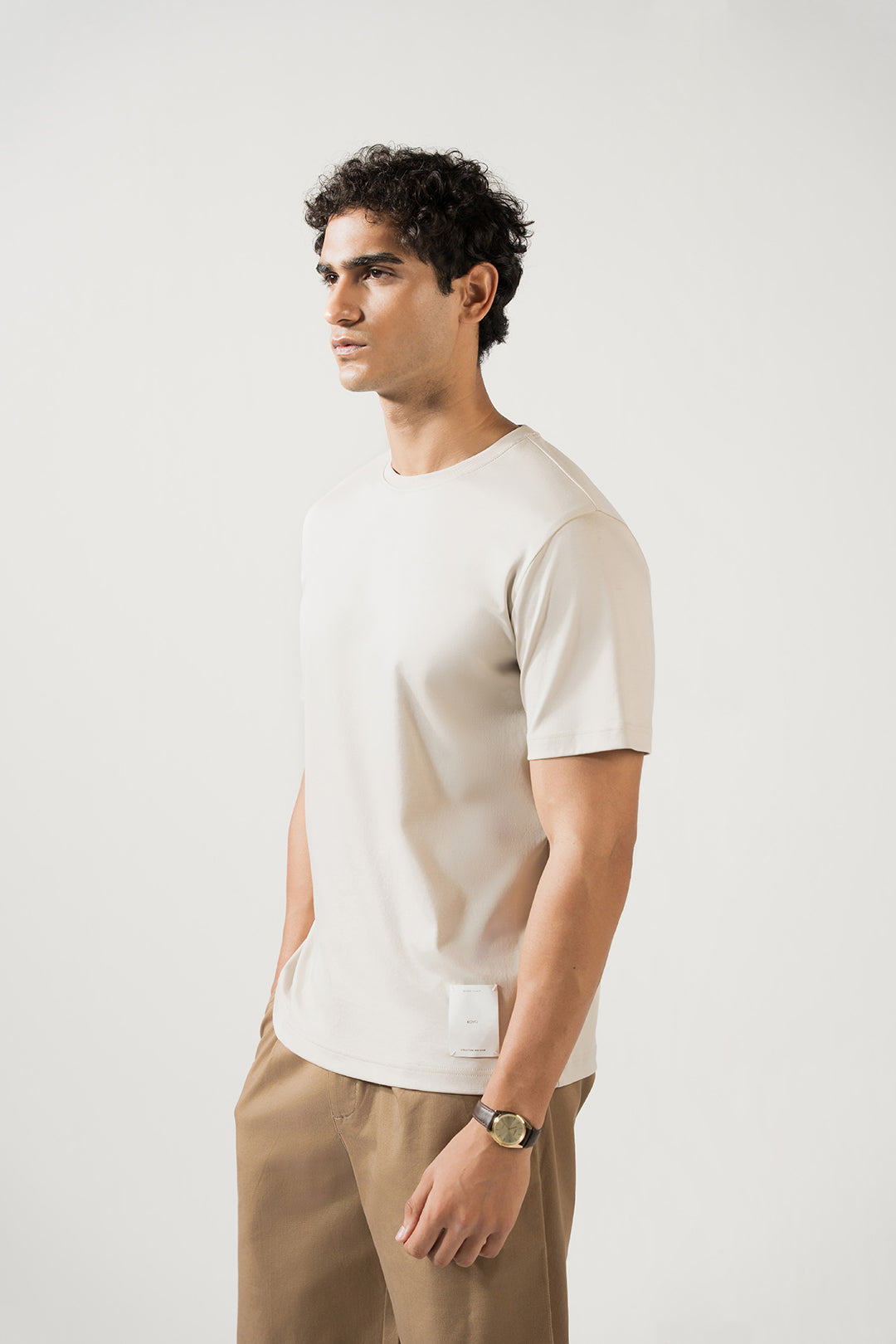 Koyo Regular Fit Tee - Beige