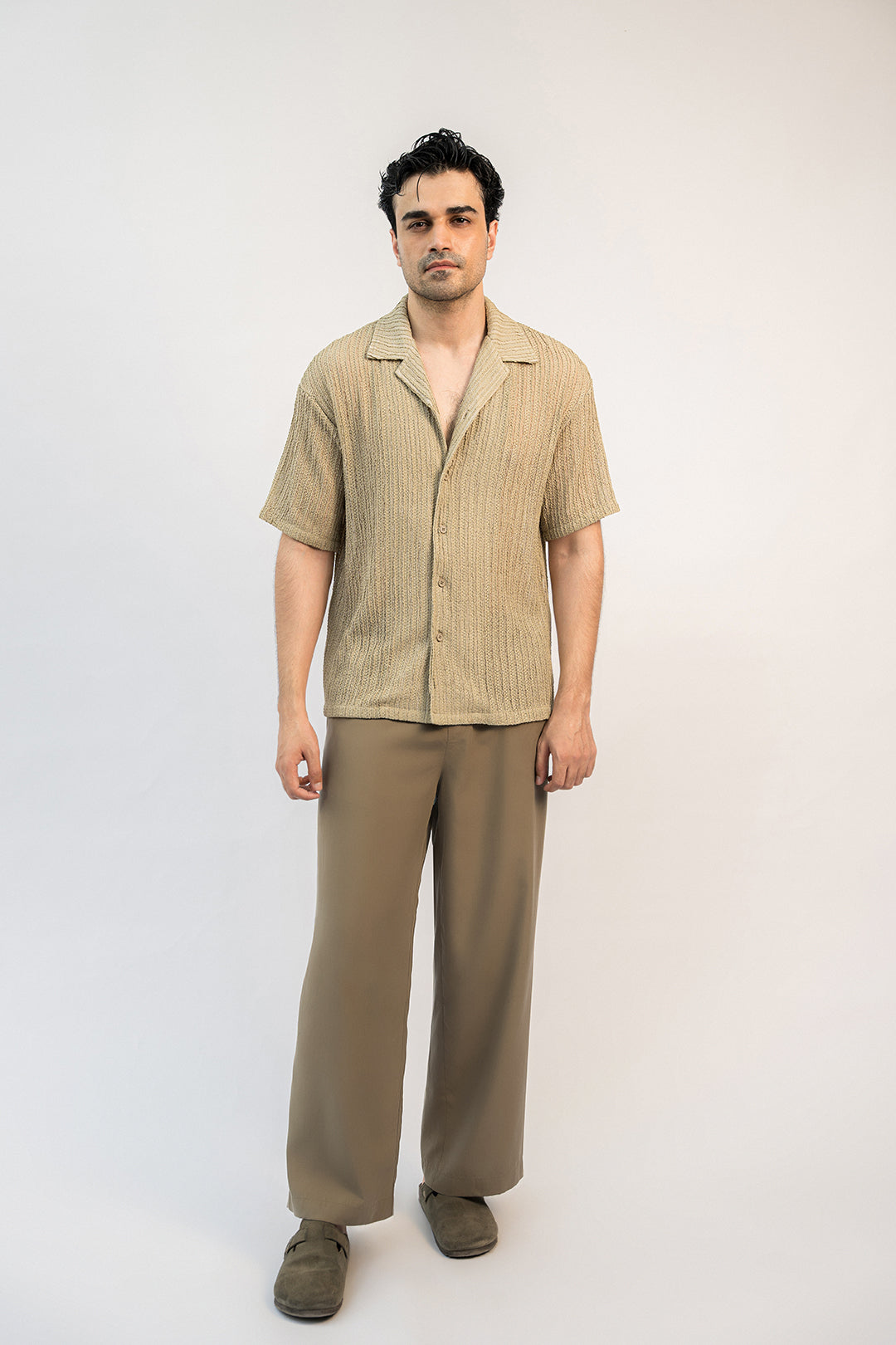 Resort button Down - Mint Dust