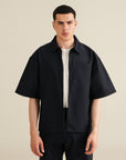 Ease Zip Shirt - Midnight Blue