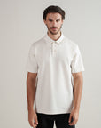 Koyo Knit Classic Polo - Ivory
