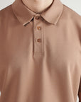 Koyo Knit Classic Polo - Tan