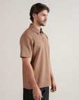 Koyo Knit Classic Polo - Tan