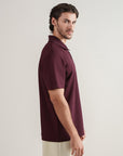 Koyo Knit Classic Polo - Wine Red