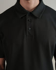Koyo Knit Classic Polo - Black