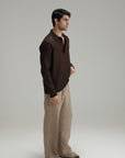 Pullover Linen Shirt - Mocha