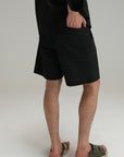 Linen Shorts - Black