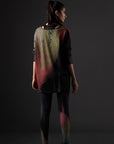 Nagar Mesh Full Sleeve Drop Shoulder Tee