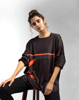 K-logo Drop Shoulder Tee L/S