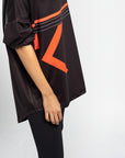 K-logo Drop Shoulder Tee L/S