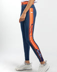 Side stripe seamless tights