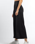 Crop Flare Black Pants