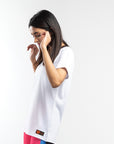 White Crew Tee