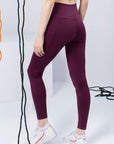 Maroon Body Sculpt Tights