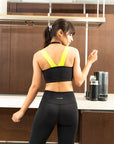 Mesh Zipper Neon Fashion Bra