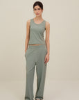 Rib Tank Top - Sage Green