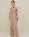 Oversized Button Down - Sandy Beige