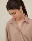 Oversized Button Down - Sandy Beige