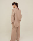Oversized Button Down - Sandy Beige
