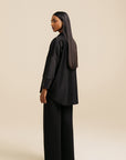 Oversized Button Down - Black
