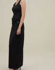 Scuba Tapered Skirt - Black