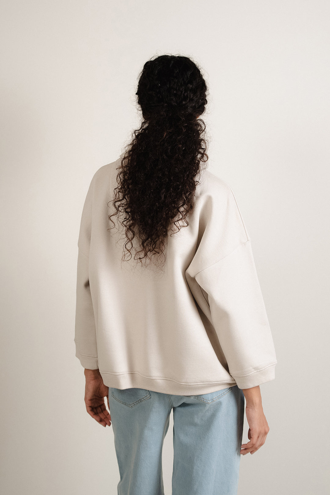 Oversized Polo - Cream
