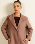 Long Coat - Dusty Pink