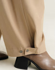 Sand Pleated Pants
