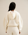 FormSoft Volume Hoodie - White Apricot White