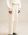 FormSoft Straight Leg Pants-White Apricot